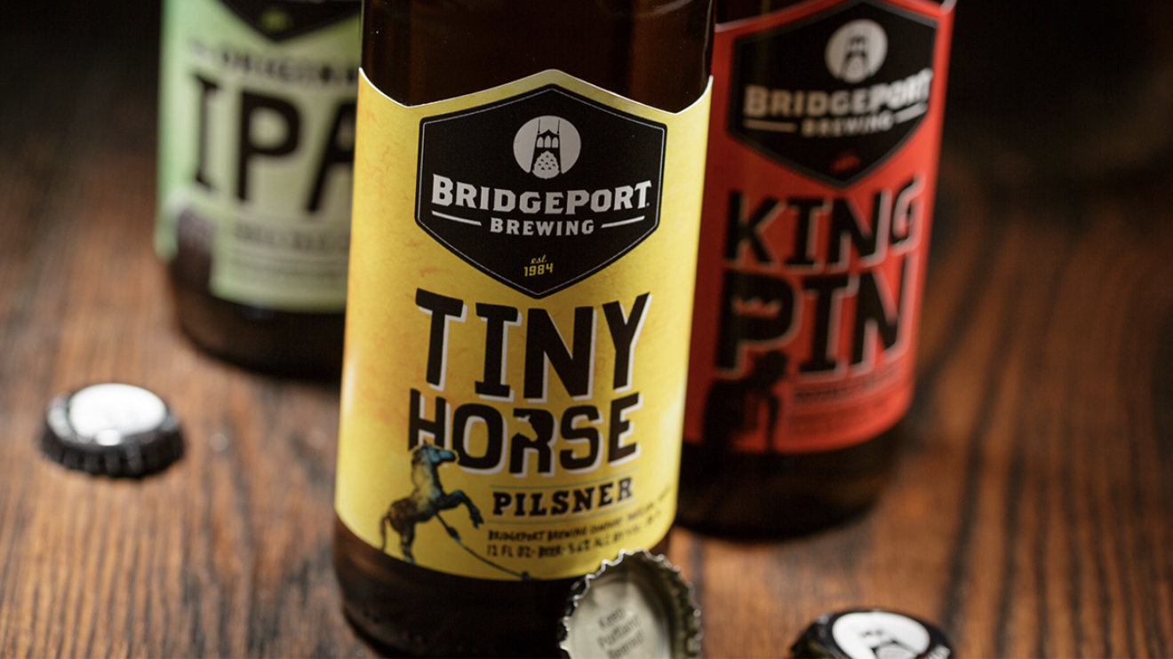 tiny horse pilsner label