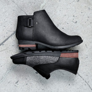 Sorel boot and shoe